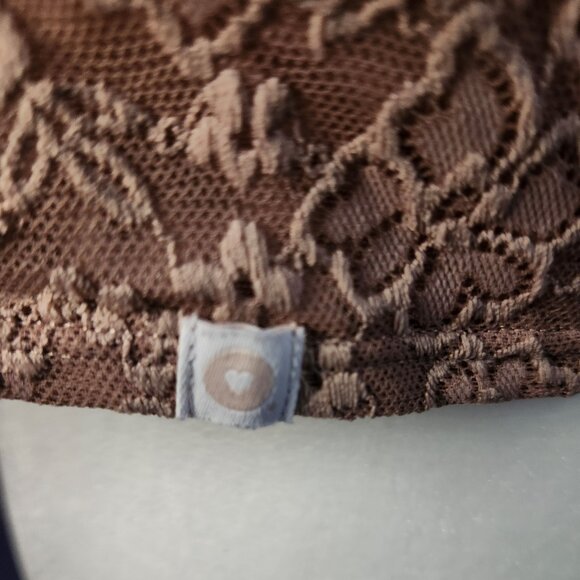 Old Navy Brown Lace Crop Tank Top - Picture 8 of 8